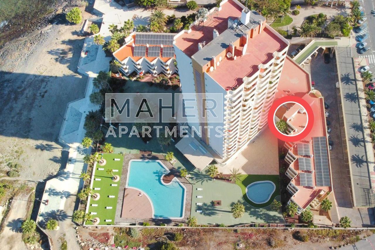 Cozy 1St Sea Line Apartment In The Quiet Area Los Cristianos  Esterno foto